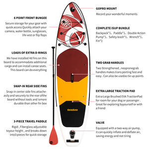 110'6'' Paddle Board Siège Gonflable Stand up SUP Isup Pêche Paddleboard Avec <span class=keywords><strong>Pompe</strong></span> À Air Électrique sup - Product Image 3