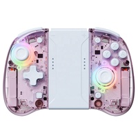 Manette de jeu sans fil Bluetooth L KS51 avec moteur de vibration double, conception à corps divisé, joystick pour téléphones mobiles iOS 2.1+EDR