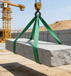<span class=keywords><strong>Eslinga</strong></span> Plana de Poliéster de <span class=keywords><strong>2</strong></span> Toneladas, Cinta de Elevación, Certificación CE, Envío DDP a Sudamérica, Brasil - Product Image 2