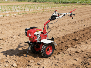 เครื่องพรวนดินขนาดเล็ก 7.5 แรงม้า ยี่ห้อ POWERAC <span class=keywords><strong>ราคา</strong></span>ประหยัด ขายดี ผลผลิตสูง เครื่องยนต์เบนซิน 4 แถว สำหรับพรวนดิน ขุดร่อง - Product Image 4