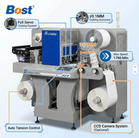 Plotter y Troqueladora Automática de Alta Productividad BOST SM-350pro para Corte de Etiquetas en Papel y Láminas