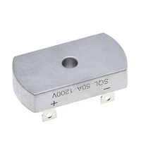 Prix usine 50A 1200V Boîtier métallique en aluminium Redresseur à pont de diodes triphasé 50Amp Module SQL50A