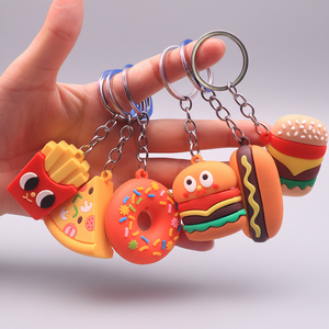 Llaveros Promocionales Personalizados de Silicona 3D con Forma de Comida, Lindos Llaveros de Goma con Diseño de Taza de Café, Cápsula de Té de Burbujas, para Tiendas - Product Image 4