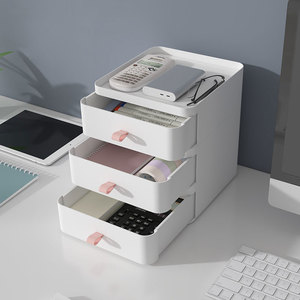 File Shelf,Plastic Desktop Organizer Compact Dressing Table Organiser,Multifunction File Holder Organizer Rack