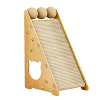 Grand grattoir pour chat en plaque composite moderne, mural vertical, durable, antidérapant, résistant à l'usure, sans éclats, triangulaire, simple, pour canapé