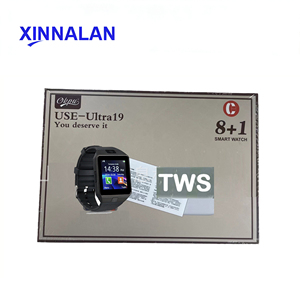 Relojes Inteligentes Deportivos para Hombre, Auriculares Inalámbricos TWS, <span class=keywords><strong>8</strong></span> Correas de Moda, Reloj Inteligente Ultra19 con Auriculares - Product Image 1