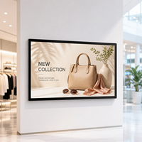Affichage numérique d'intérieur OEM/ODM 32/43/55/65 pouces avec écran tactile infrarouge CMS pour texte/animation/graphiques, idéal pour les magasins de détail