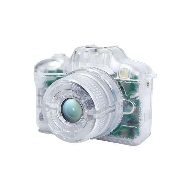 2 in 1 Mini Digital Camera 1080P HD with MicroSD 180 Wide Angle 2MP for Online Meetings & Live Streaming