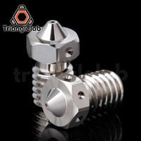Trianglelab E-V6 buse en cuivre plaqué résistant antiadhésif haute Performance pour imprimantes 3D Hotend M6 filetage pour V6 Hotend Prusa