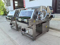 Machine à saupoudrer les cupcakes entièrement automatique avec moteur, haute capacité, équipement de recouvrement uniforme pour usage commercial en boulangerie