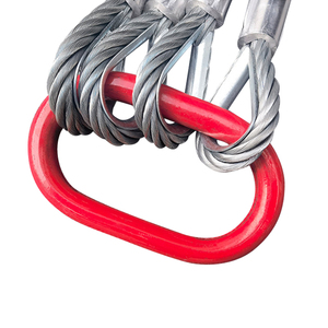 <span class=keywords><strong>2</strong></span>トン<span class=keywords><strong>2</strong></span>脚ワイヤーロープリフティングスリング/ワイヤーロープスリング卸売価格 - Product Image 5