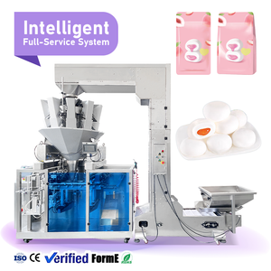 เครื่องบรรจุภัณฑ์อัตโนมัติแบบ Doypack สำหรับขนมมาร์ชเมลโลว์ ถั่ว และมันฝรั่งทอด  ราคาดีที่สุด ฟังก์ชั่นหลากหลาย - Product Image 1