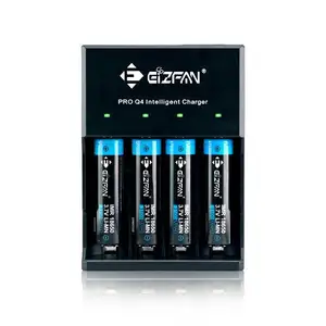 Efan 18650 21700 20700 battery charger Q4 4 slots charger for 3.7V li-ion battery hot sale 2A US/AU/EU/UK plug charger