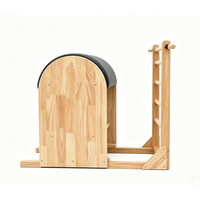 Equipo Profesional de Pilates de Madera de Roble, Barrel Ladder, para Gimnasios Comerciales y Estudios de Yoga, Corrector de Columna, Entrenamiento de Fuerza del Core