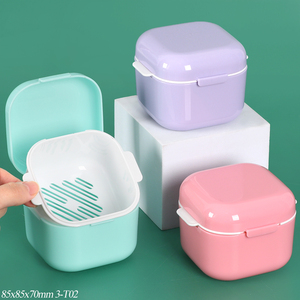 Estuche Cuadrado SUNSHING para Guardar Dentaduras Postizas, a Prueba de Fugas, para Viajes, Contenedor para Prótesis Dentales - Product Image 2