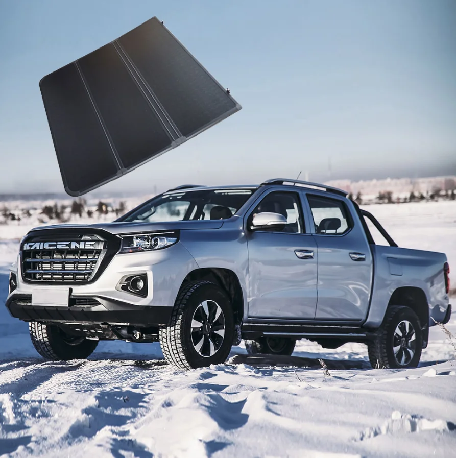Лучшие чехлы для грузовых автомобилей ChangAn Kaicene Hunter F70, лидер продаж, алюминиевая крышка заднего багажника, тройная крышка, протектор кровати грузовика