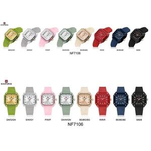Reloj NAVIFORCE 7106 para Mujer, Elegante, de Cuarzo, con Correa de Silicona, Casual, para Negocios - Product Image 5