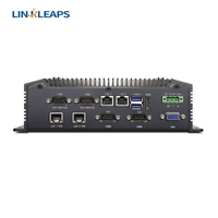 Mini PC Industrial sin Ventilador con Procesador I5 7200U/I7 7500U, 4 Puertos GbE LAN, 2 Puertos PoE, 4 Puertos COM, 9 a 36V