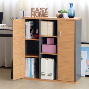 Système de bibliothèque en bois moderne extra épais et robuste pour la maison, le bureau et la chambre - Étagères de rangement et présentoir - Product Image 6