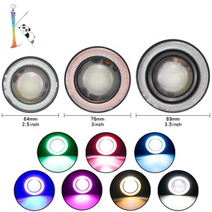 Luces antiniebla Led Cob para coche, luces antiniebla de carretera, Halo de Ojos de Ángel de 2,5 pulgadas, R500, 3,0, 3,5, 12v, 6700k, blancas - Product Image 2