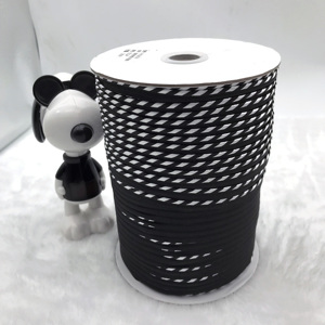 Cordoncino Intrecciato <span class=keywords><strong>a</strong></span> <span class=keywords><strong>Righe</strong></span> in Poliestere 100% da 3mm per Borse e Indumenti - Product Image 4