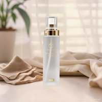Vaporisateur d'ambiance personnalisé 200 ml en tissu, pulvérisateur doré, bouteille PET dépolie, désodorisant pour vêtements, assainisseur d'air, vente en gros