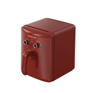 Friteuse à air électrique numérique 7L moderne Four sans fumée sans huile pour la maison en plein air Hôtel RV Utilisation plastique forme carrée numérique