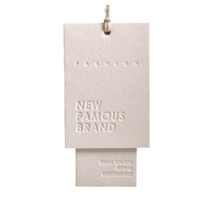 अच्छी कीमत कस्टम लोगो हैंग टैग का डिकोस्ड हाई क्वालिटी पेपर टैग - Product Image 6