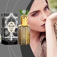 Parfum Roxelis Gaya Arab - Aroma Malam Hari 12ml Ukuran Reguler Segar Alami Elegan Tahan Lama Portabel Memancarkan Pesona