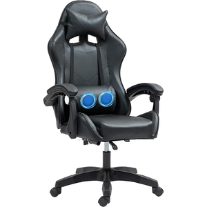 Chaise de jeu blanche de massage ergonomique, moderne <span class=keywords><strong>et</strong></span> élégante <span class=keywords><strong>Fauteuil</strong></span> de joueur pivotant populaire <span class=keywords><strong>Fauteuil</strong></span> de bureau d'ordinateur en cuir de luxe - Product Image 2