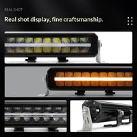 Barra de Luz LED de Doble Fila de 10-30V, Antideslumbrante, de Alta Intensidad, para Techo de Vehículos Todoterreno