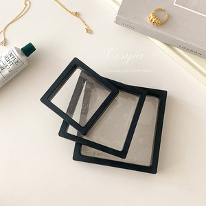 Jewelry Storage <b>Box</b> With PE Film Cover Compact Portable For Rings Earrings Necklaces Bracelets Dust Protection Organizers - Product Image 4