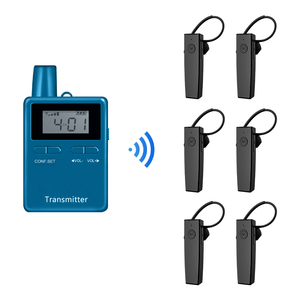 RC2468 High Quality Handheld Walkie Talkie Wireless Tour Guide Duplex Headset <b>Microphone</b> Digital Transmission Air Band - Product Image 3