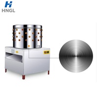 Plumeuse à poulet robuste en acier inoxydable 304 pour marchés et cantines