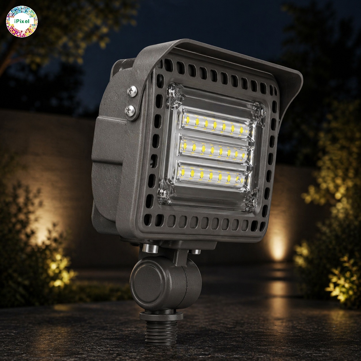 IPixel Wholesale Outdoor Landscape Lights 15W LED Flood Lights Outdoor IP65 Waterproof Security Lighting for Garage Yard Garden