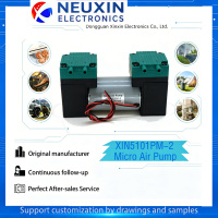 NEUXIN XIN5101PM-2 Pompe à micro-piston surpuissante personnalisée pour l'industrie automobile, à haut débit, à faible bruit, double tête, 12V, en acier inoxydable
