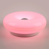 Nouvelle arrivée, lampe en forme de beignet, décoration intérieure, lampe de lecture pour chambre à coucher, décoration de la maison, lampe de chevet moderne en cristal