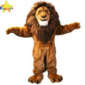 Costumi Mascotte Funtoys CE Il Re <span class=keywords><strong>Leone</strong></span> per Adulti, Travestimento per Natale e Halloween con Pelo Lungo - Product Image 2