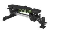 Banc de musculation réglable en acier au carbone de 3e génération FOUX, modèle pliable DL850 pour usage domestique et commercial, garantie 1 an