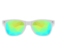 Lunettes kaléidoscope hommes lunettes de soleil femmes fête prisme psychédélique lentille différente Edm lunettes de soleil femme