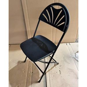 Sedia Pieghevole <span class=keywords><strong>in</strong></span> Acciaio e Plastica con Schienale a Ventaglio, Moderna, Comoda e Resistente per Scuola, Eventi, Feste e <span class=keywords><strong>Giardino</strong></span> - Product Image 3