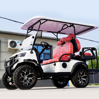 Voiturette de golf électrique de haute qualité, 6 places, 48V, en acier, certifiée EEC, silencieuse