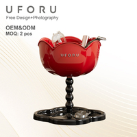 UFORU Étagère multifonctionnelle en plastique pour clés, courrier, organisation de bureau, entrée, salon, rangement domestique
