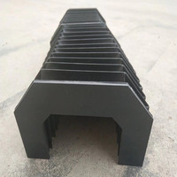 Soufflets de protection pour tours CNC avec roulement, en PVC/PU, flexibles télescopiques, type accordéon, pour protection des guides