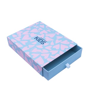 Wholesale Custom Color Biodegradable Paperboard Rigid Sliding Drawer Box <b>Jewelry</b> <b>Packaging</b> with Vanishing and Ribbon - Product Image 2