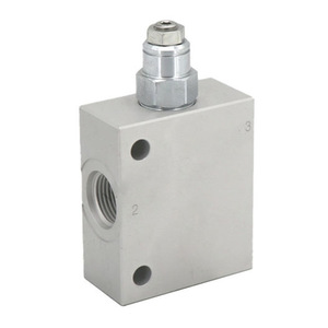 Bloc de vanne solénoïde hydraulique 08S-2 à deux voies avec insert fileté, corps en aluminium - Product Image 4