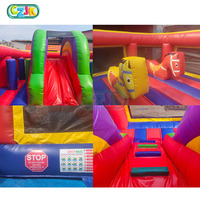Saut gonflable de petite taille personnalisable, Mini Combo de parcours d'obstacles gonflable pour adultes et enfants