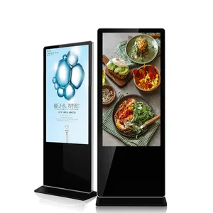 32 43 49 55 pollici a doppio schermo chiosco touch capacitivo digital signage shenzhen alimentato a batteria digital signage stand