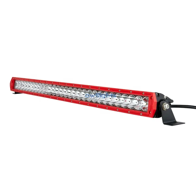 Hot-Sale 4WD Buy Mightysight 31inch 150w Red Color LED Light Bar Single Row Car LED Bar Light for Offroad Truck