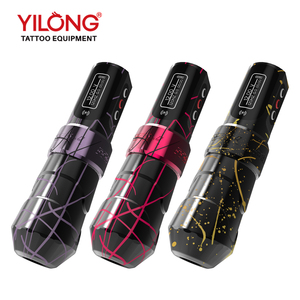 เครื่องสักลายไฟฟ้าไร้สายยี่ห้อ Yilong รุ่นอลูมิเนียม แบตเตอรี่ขนาดใหญ่ 2000mAh พร้อมหัวต่อ RCA แบบโรตารี่ - Product Image 6